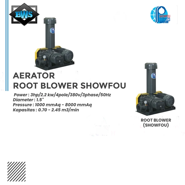 Root Blower Showfou Cocok STP/WTP